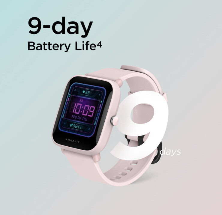 Amazfit Bip U Smartwatch: 9-Day Battery Life – 60+ Sports Modes – Andoird/IOS