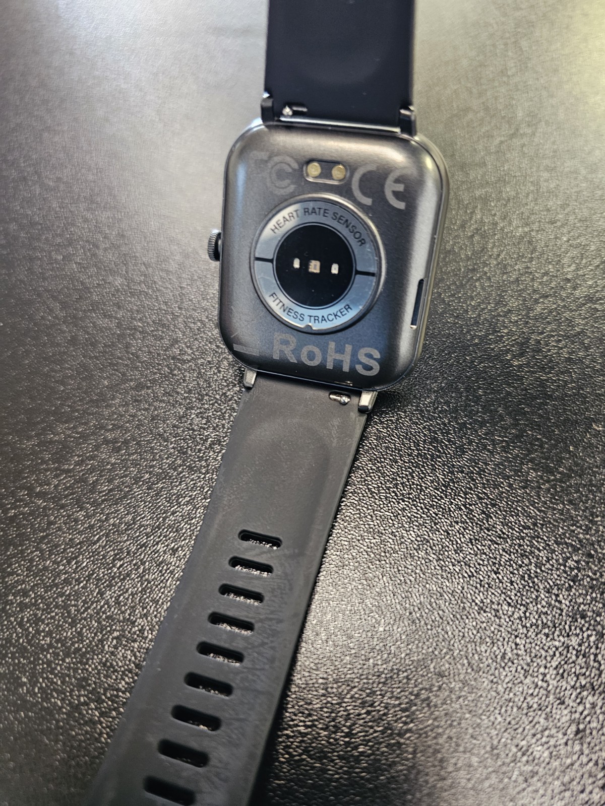 Black Alexa Smart Watch Fitness Bluetooth Call Watch for Android iPhone Samsung.