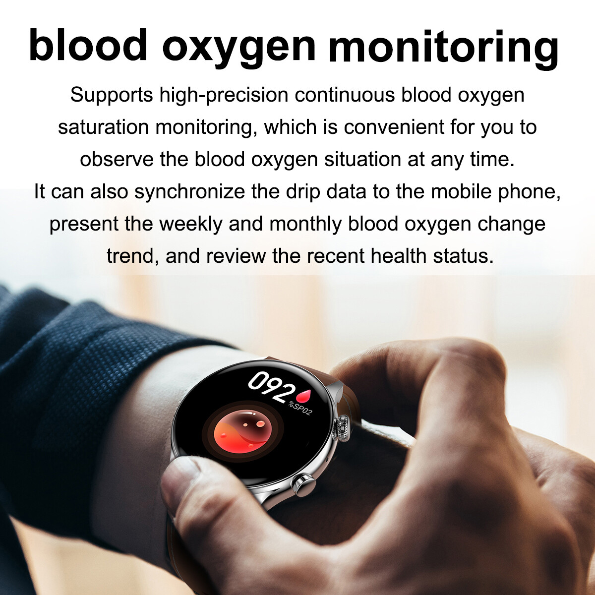 Smart Watch Women Men Lady Sport Fitness Smartwatch Call SMS Notification