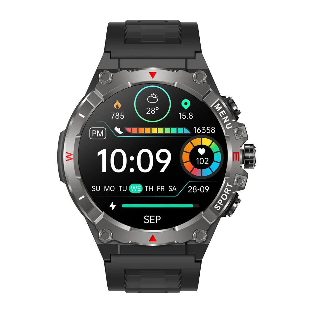COLMI V76 GPS Smartwatch 1.43″ AMOLED Compass Altimeter Bluetooth Call