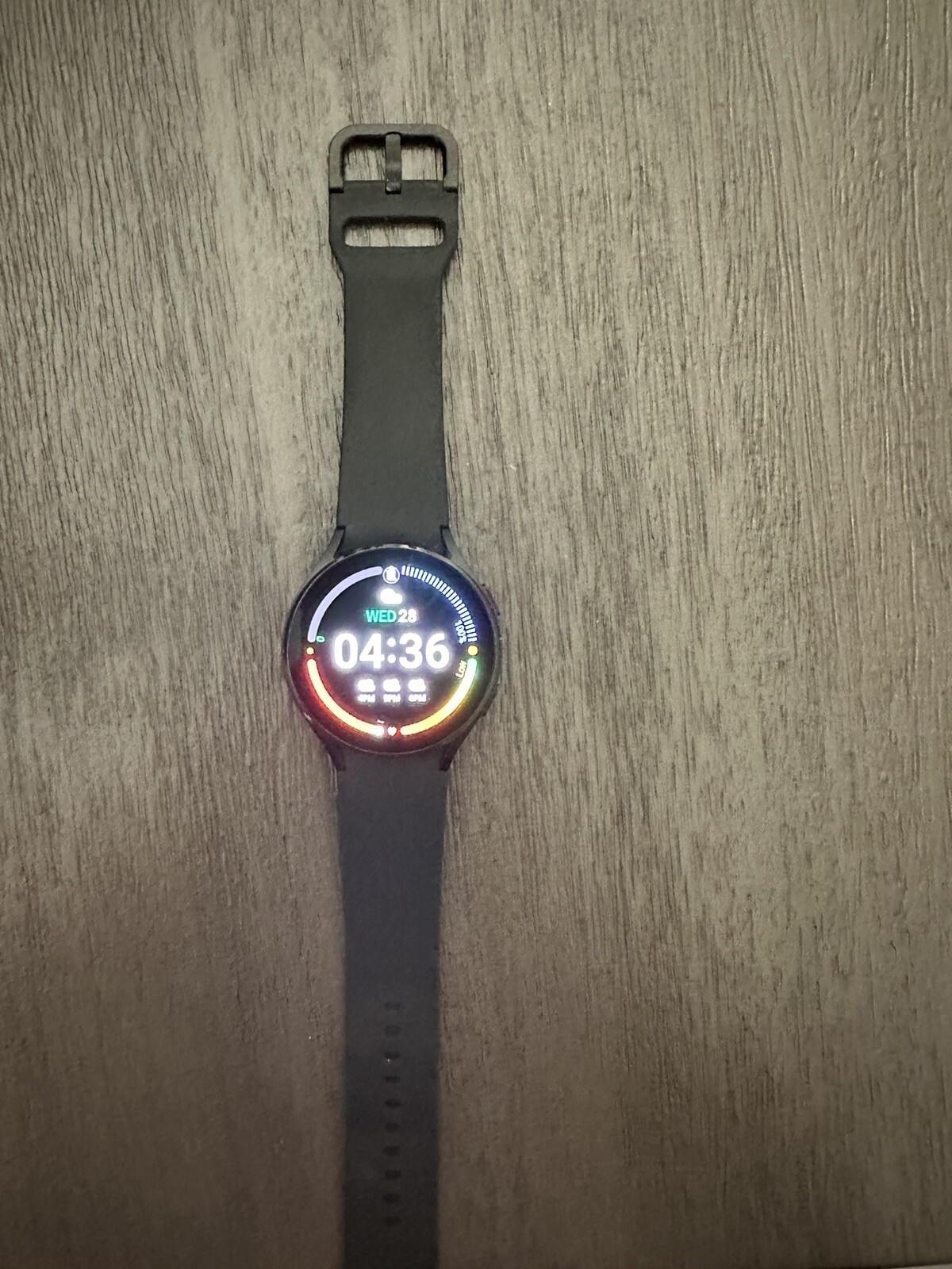 Samsung Galaxy Watch4 SM-R870 44mm Aluminum Case with Sport Band – Black…