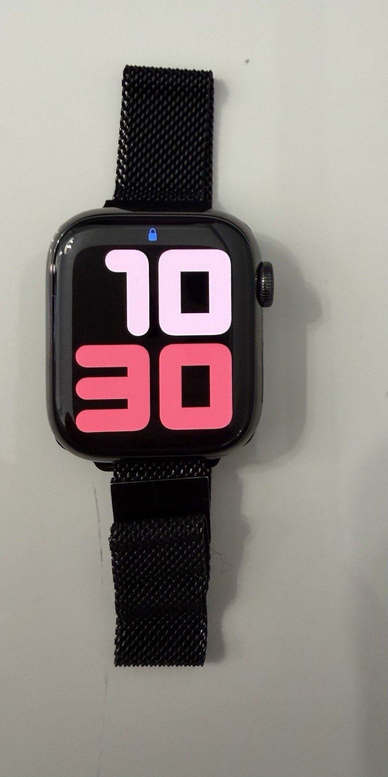 Apple Watch Series 7 45mm Aluminum Case, Mesh Band