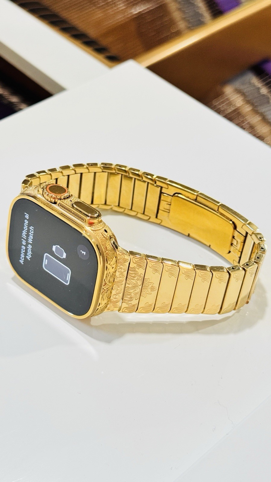 ✅ Custom 24k Gold Apple Watch Ultra 2 Engraved + Luxury Box | Authentic ✅