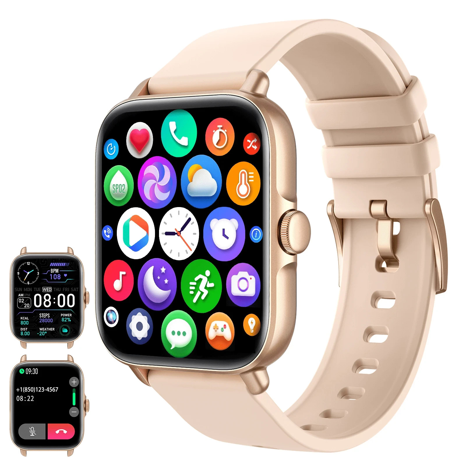 🔥2025 Smart Watch For Women, Waterproof Smartwatch Bluetooth iPhone Samsung