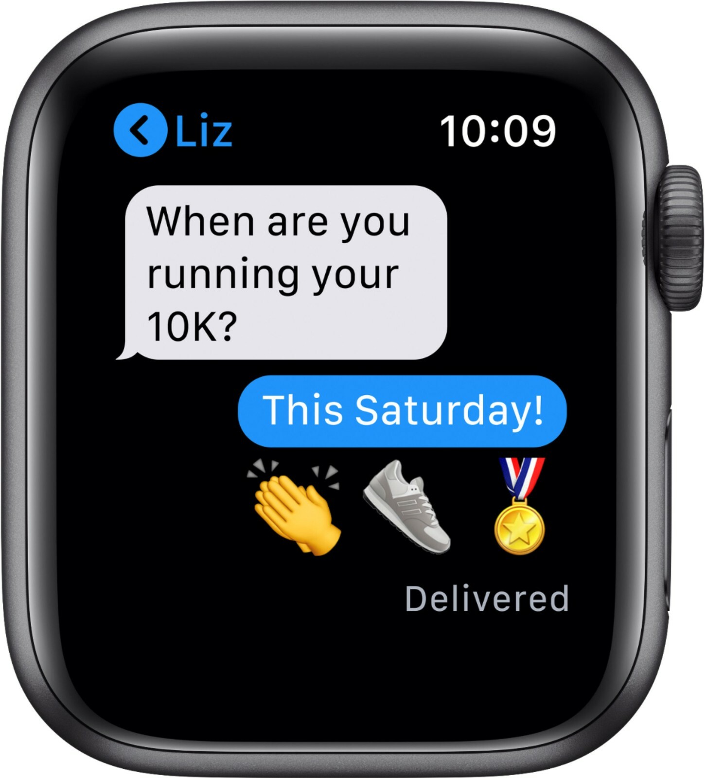 Apple Watch Series 6 40mm Space Gray Aluminum Black Sport GPS Cellular M02Q3LL/A