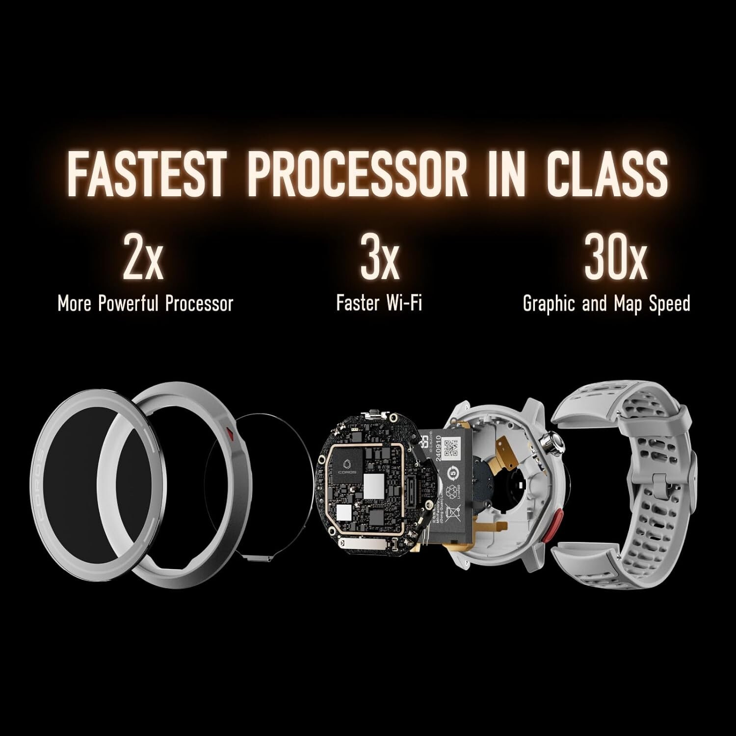 COROS Pace Pro Smart Fitness Watch Blue