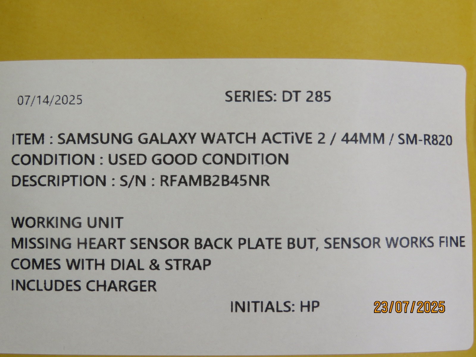 Samsung Galaxy Watch Active 2 (SM-R820) 44mm [DT285]