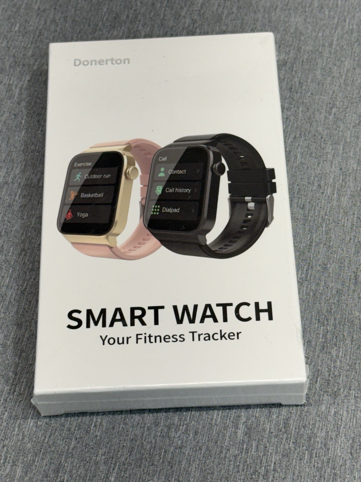 Donerton Pink Smart Watch Fitness Tracker. New. Sealed. Free Ship. ISO,Android.