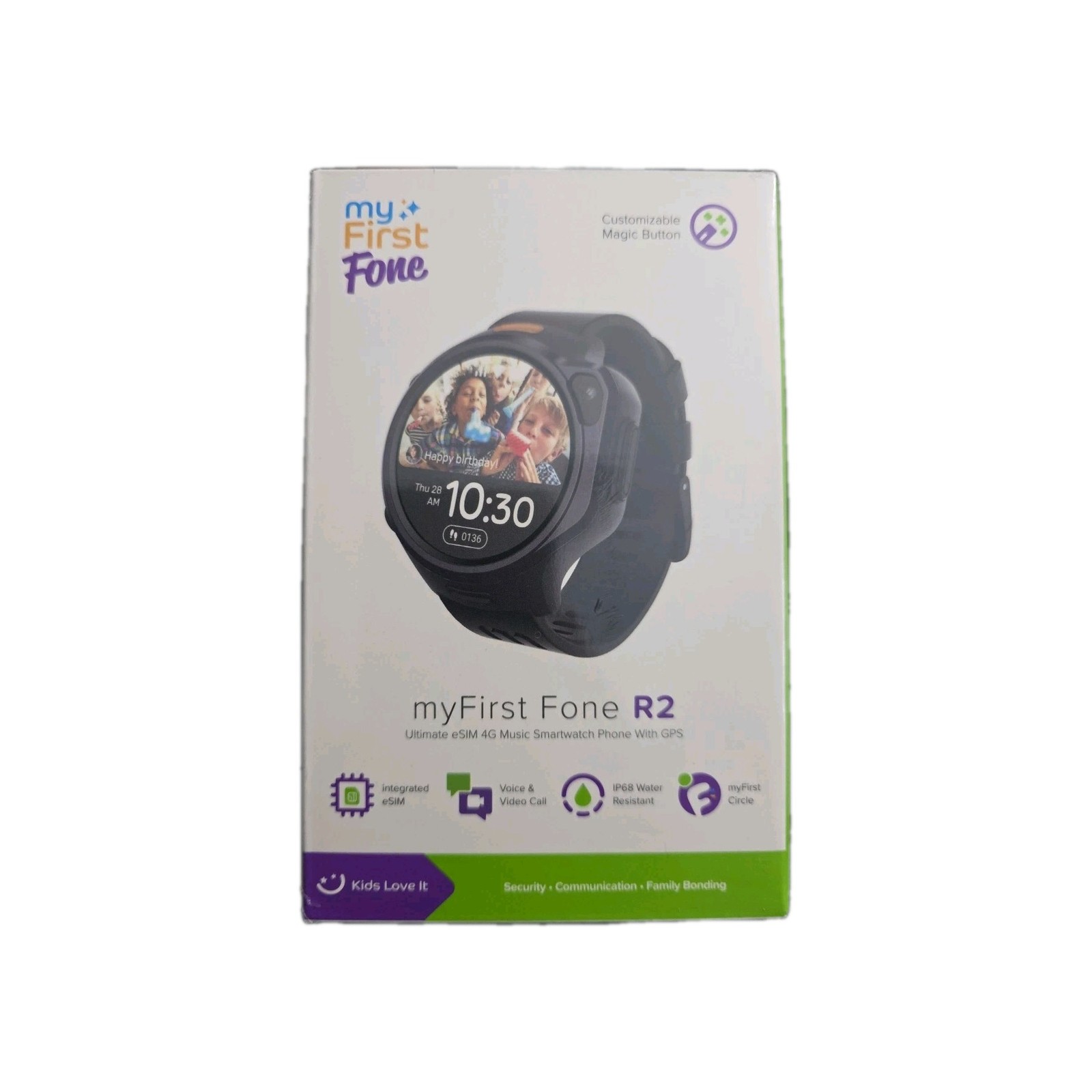 myFirst Fone R2 (North America Version) Kids Smartwatch with eSIM Video Calls
