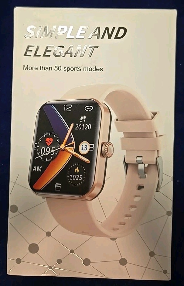 Simple And Elegant Smartwatch Black Band New In Box
