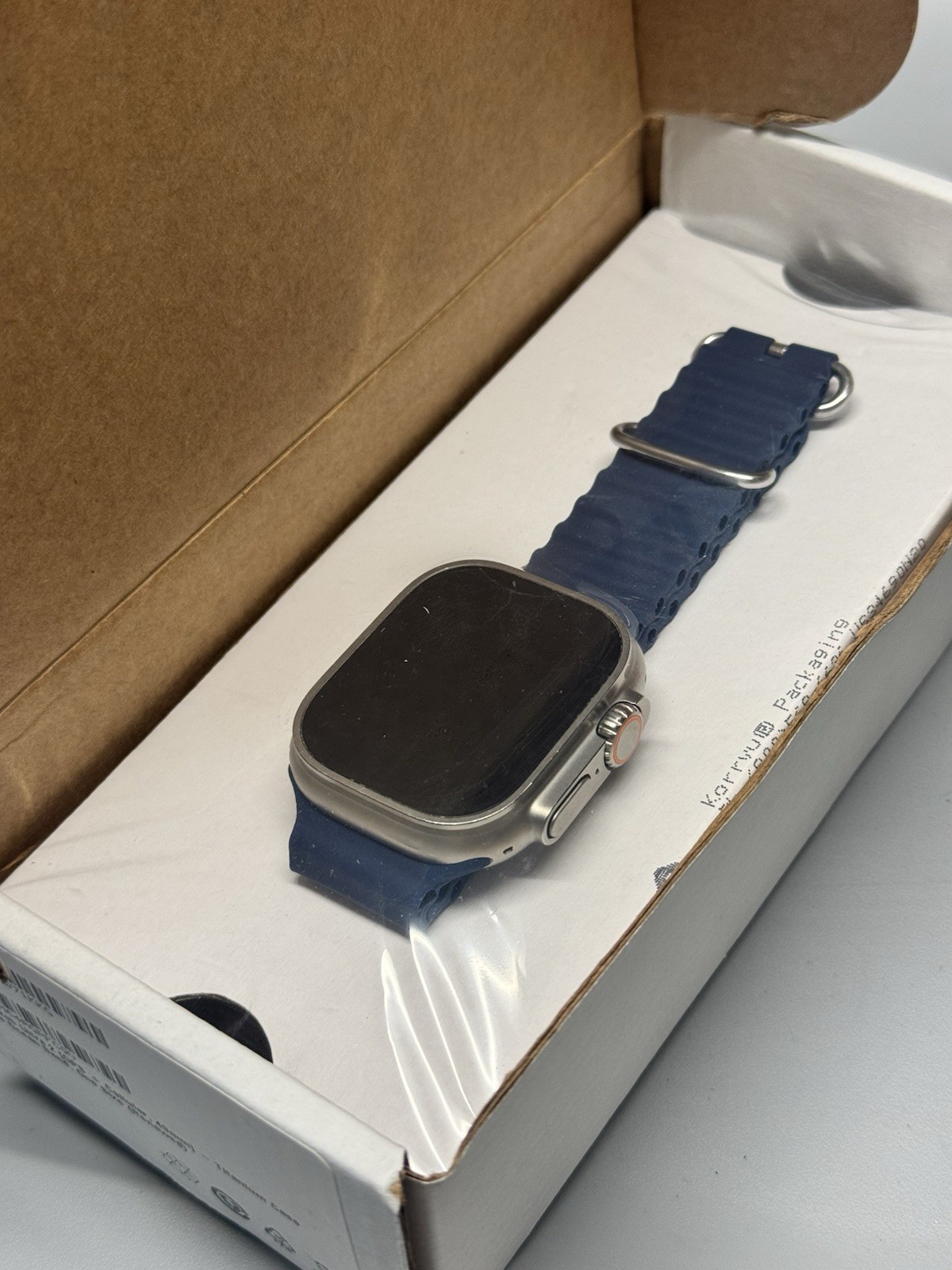 Apple Watch Ultra 2 [GPS + Cellular 49mm] – Titanium Case with Blue Ocean Band