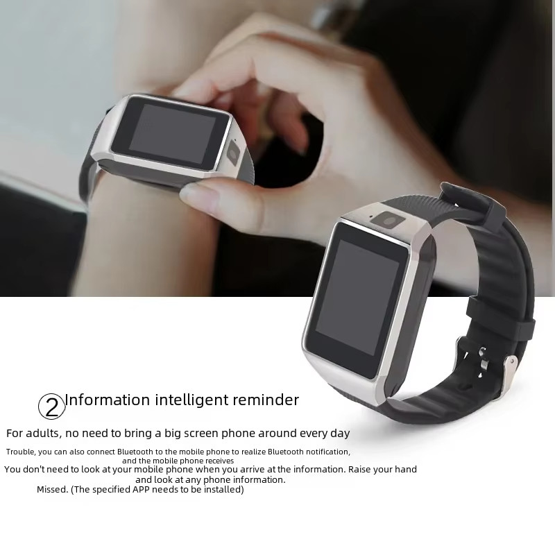 XIAOMI Bluetooth Smart Watch Camera Waterproof Phone Mate Android Samsung iPhone