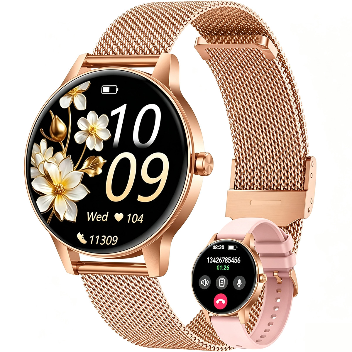 Blackview Smart Watch for lady Women with Bluetooth Calls Health Fitness Watches