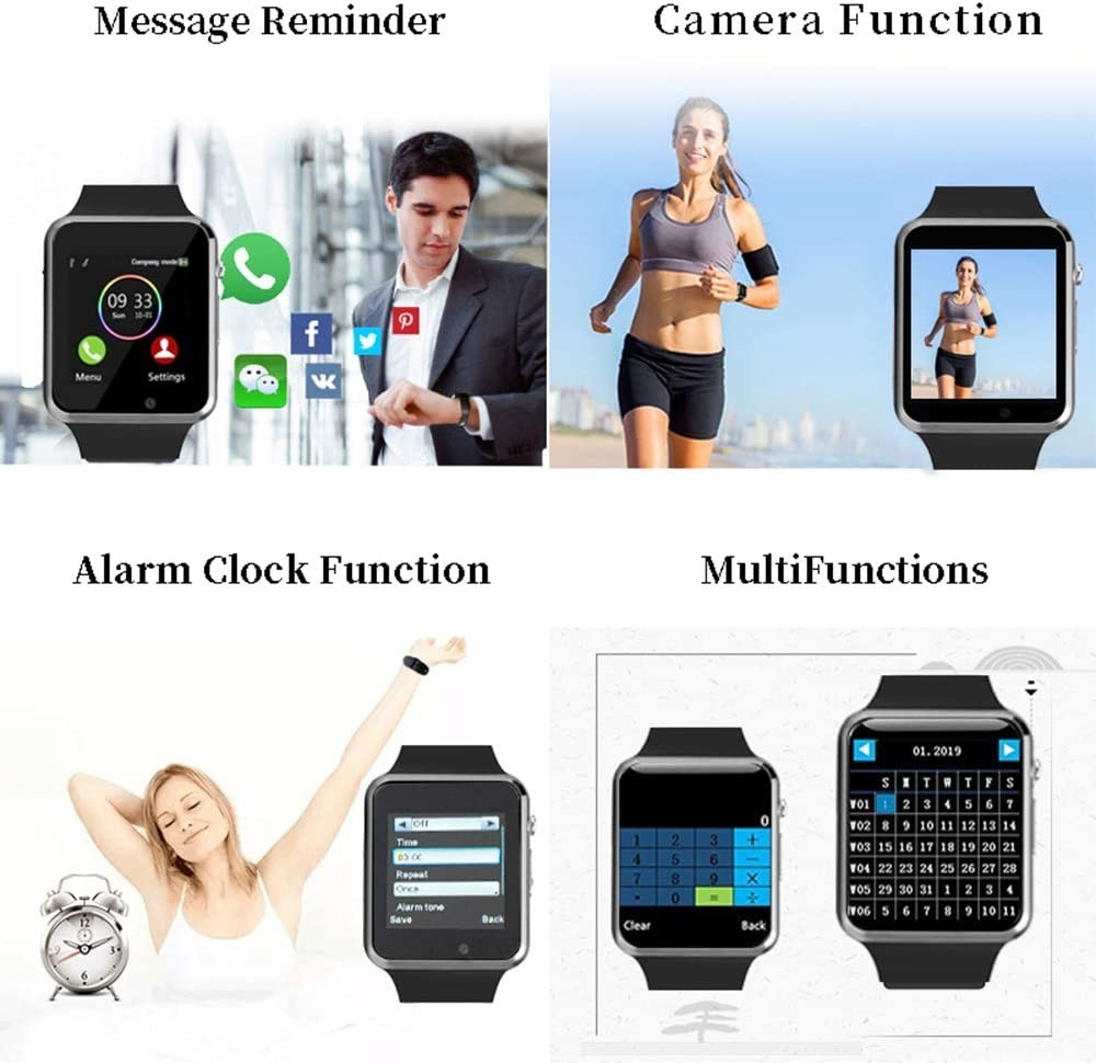 Bluetooth Smart watch Touchscreen make call and text