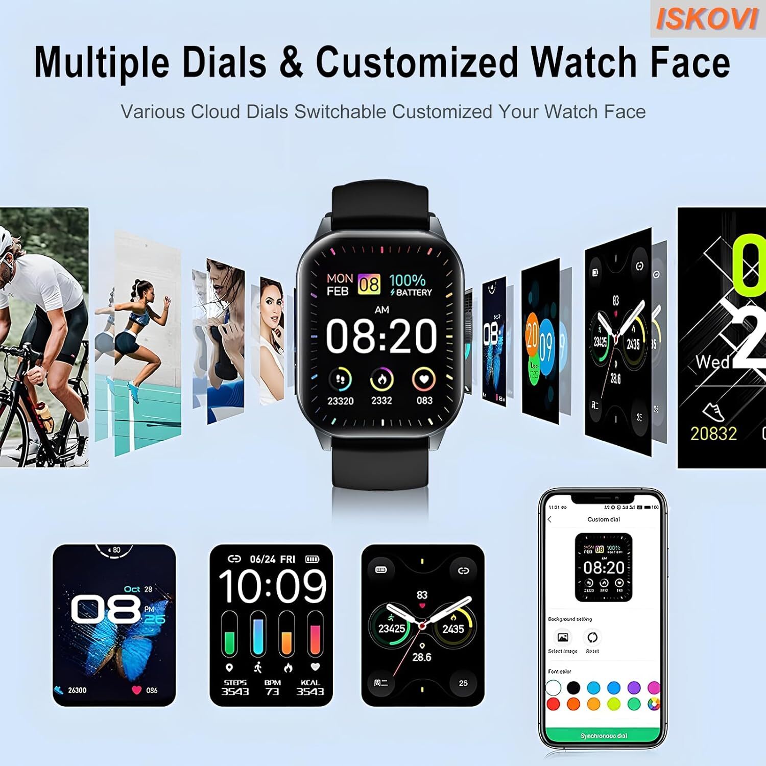 Smart Watches for Men Women (Answer/Make Calls) with Heart Rate/Sleep Monitor