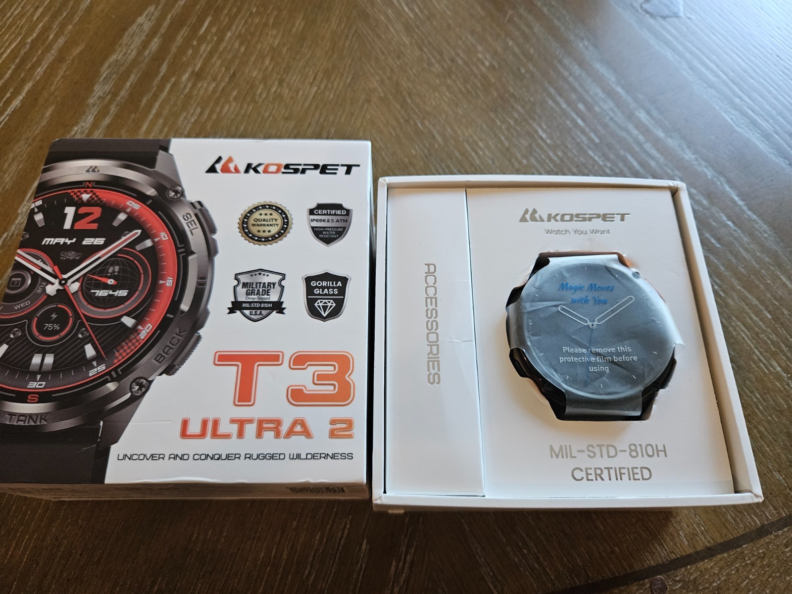 kospet tank t3 ultra 2 smartwatch