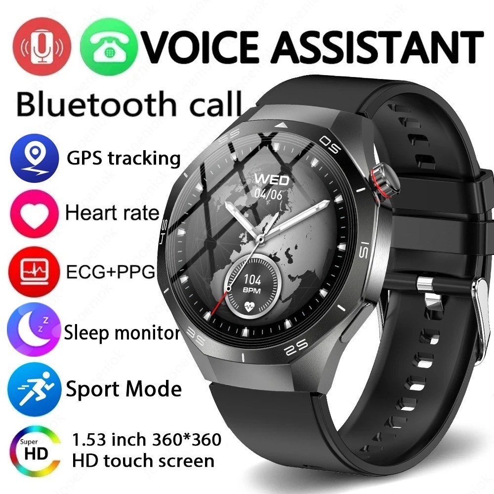 GT5 Pro Smart Watch Men AMOLED NFC BT Call Waterproof for Android and iOS