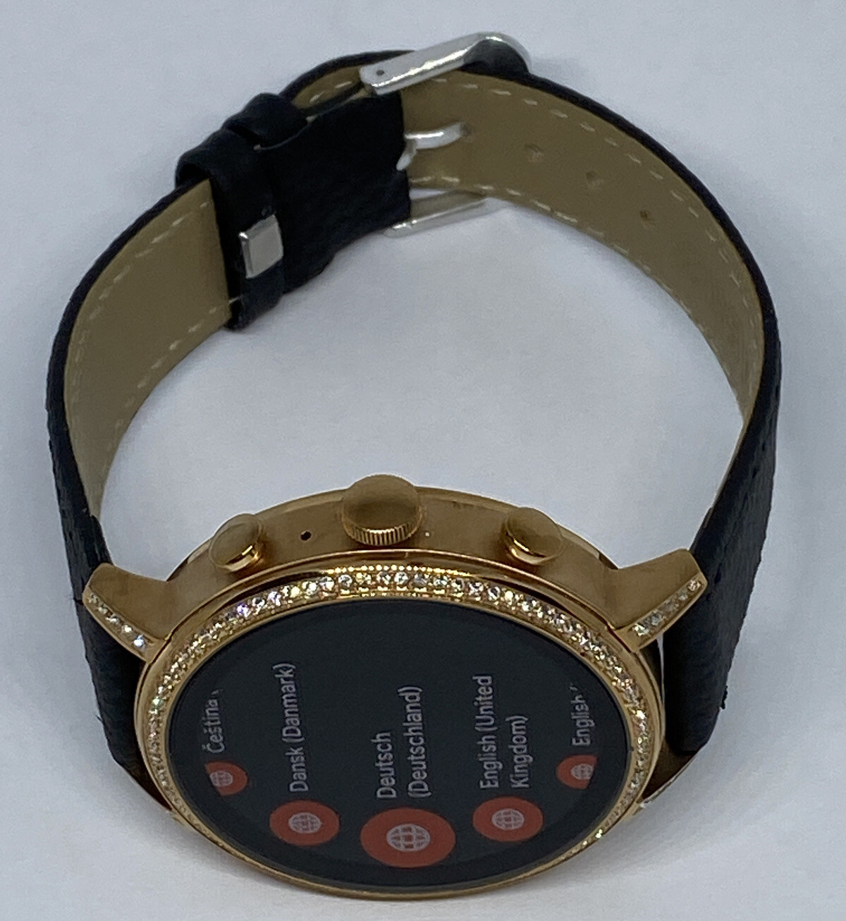 Fossil Gen 4 Authentic Digital Dial Smart Watch Custom Band FTW6015 DC504