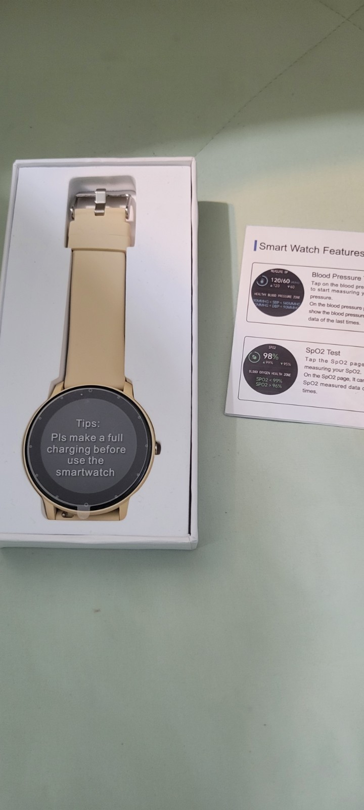 SMT4 Smart Watch Heart Monitor Step Count Music, Water Resistant, Bluetooth More