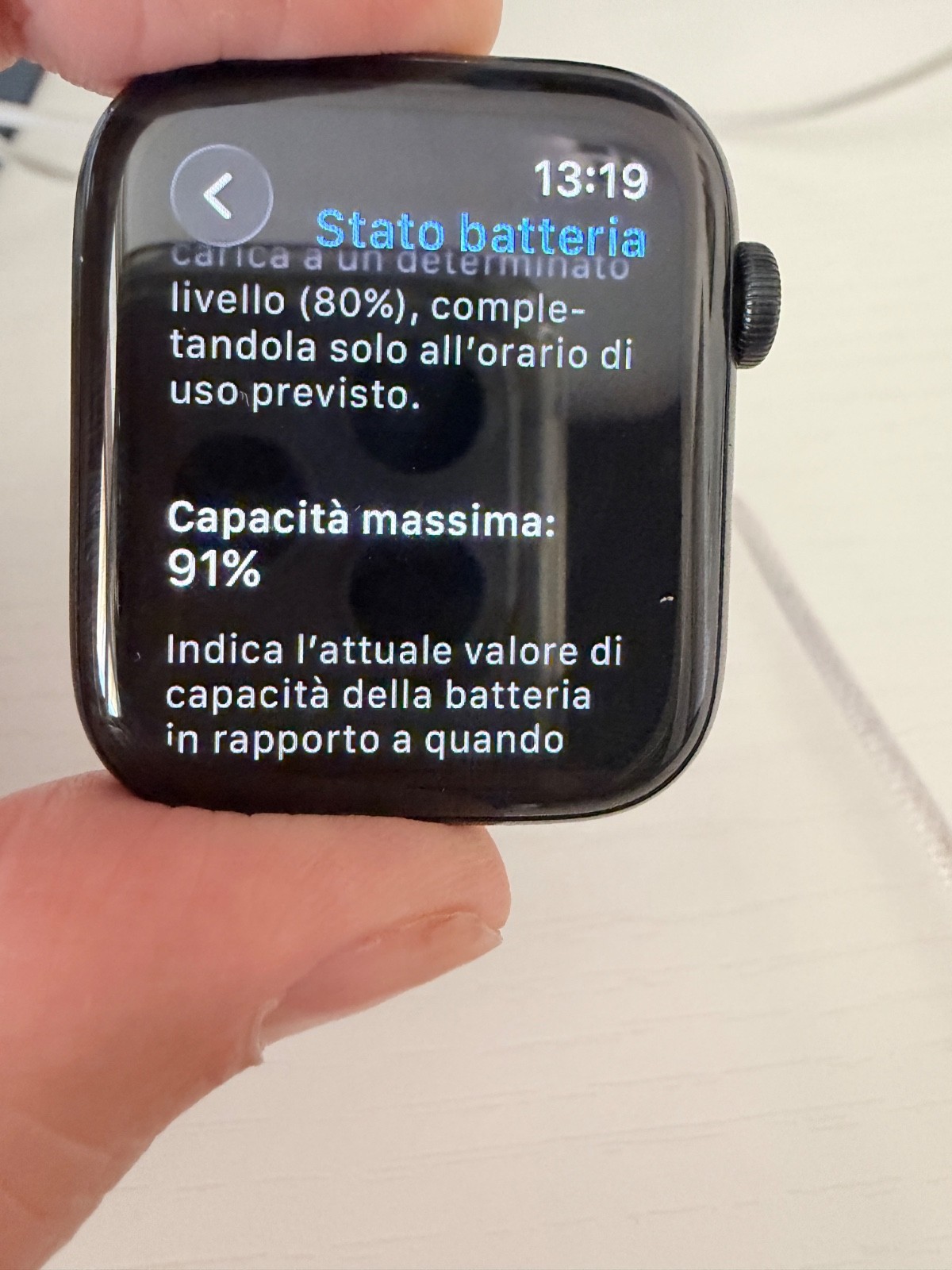 Apple Watch SE GPS 44mm Silver 2nd Gen Sport Band MNK23TY/A