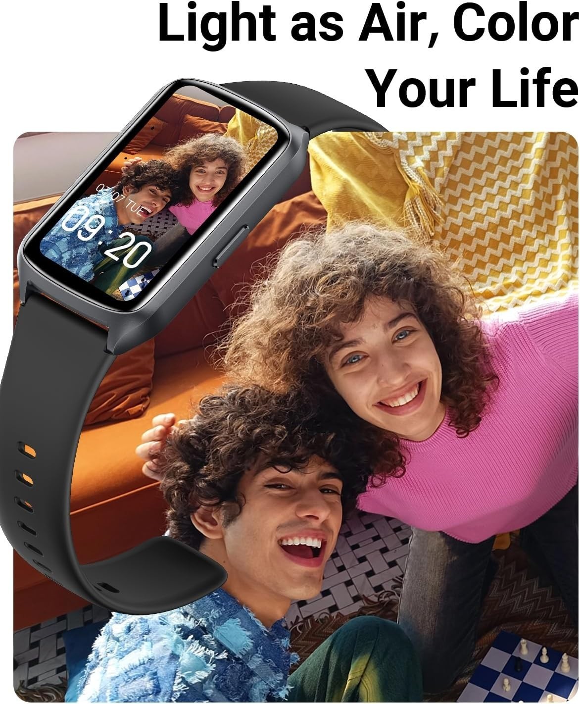 Health Fitness Tracker with 24/7 Heart Rate, Blood Oxygen, Blood Pressure, Sl…