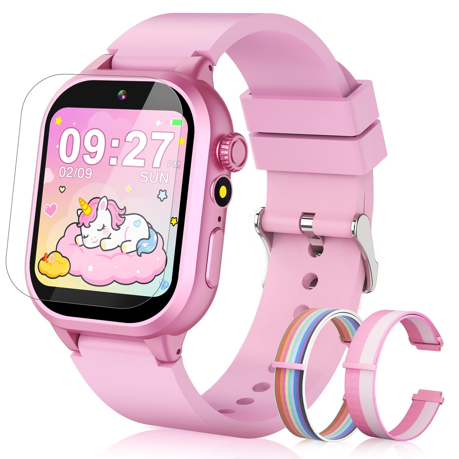 Girls Gift for Girl Aged 5-12, 40 Games HD TouchScreen Watch with Video Music…