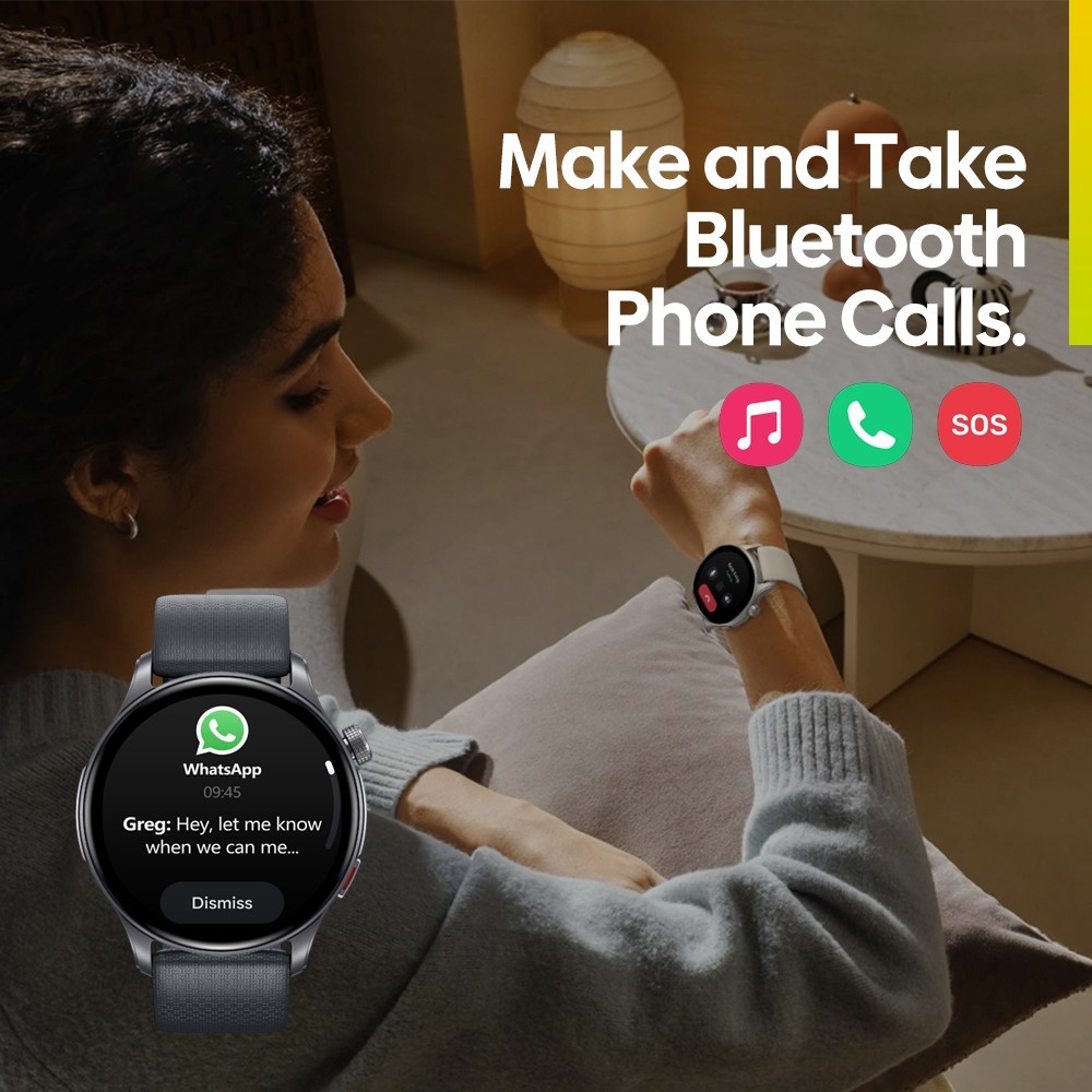 Zeblaze Btalk 3 GPS Sport Smartwatch 1.43″ AMOLED Display Bluetooth Calling