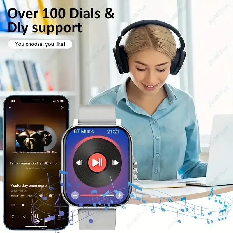 Smart watch, wireless calling/dialing, multi sport mode, call reminder and rejec