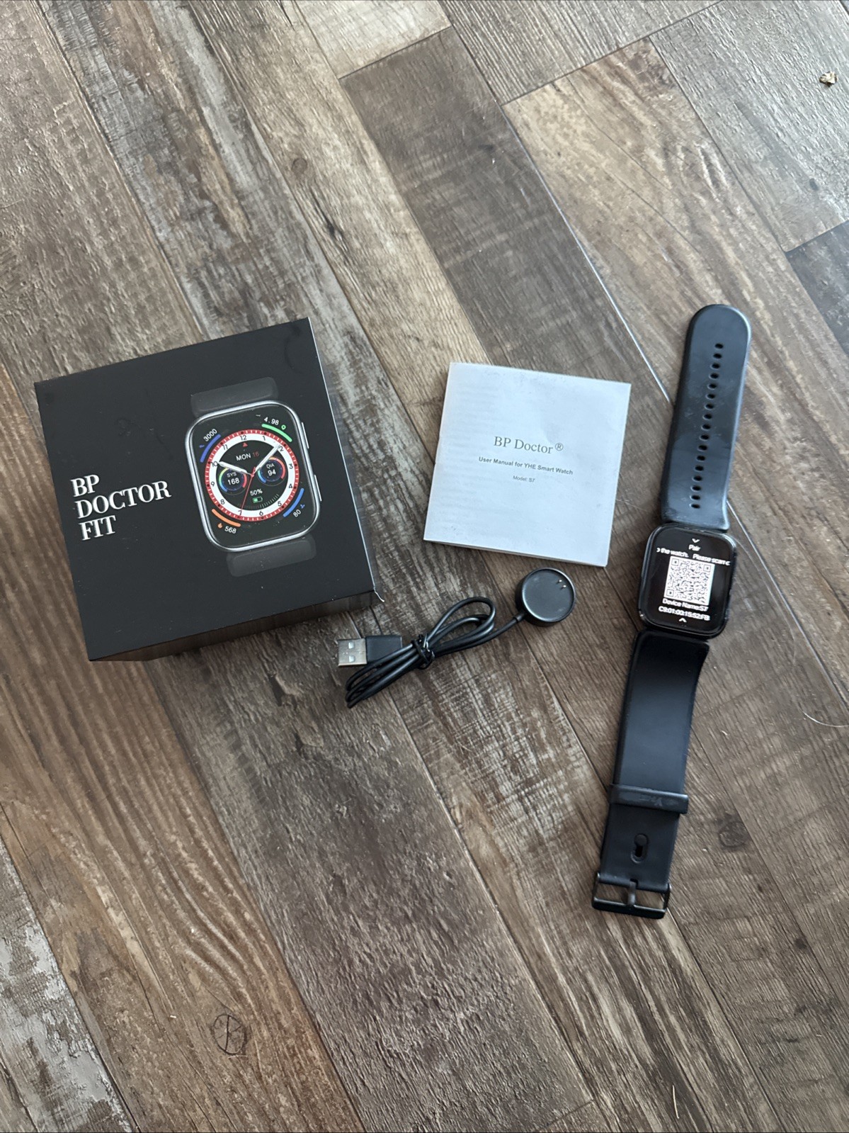 YHE BP DOCTOR FIT S7 iOS/Android BP Smart BLOOD PRESSURE Watch