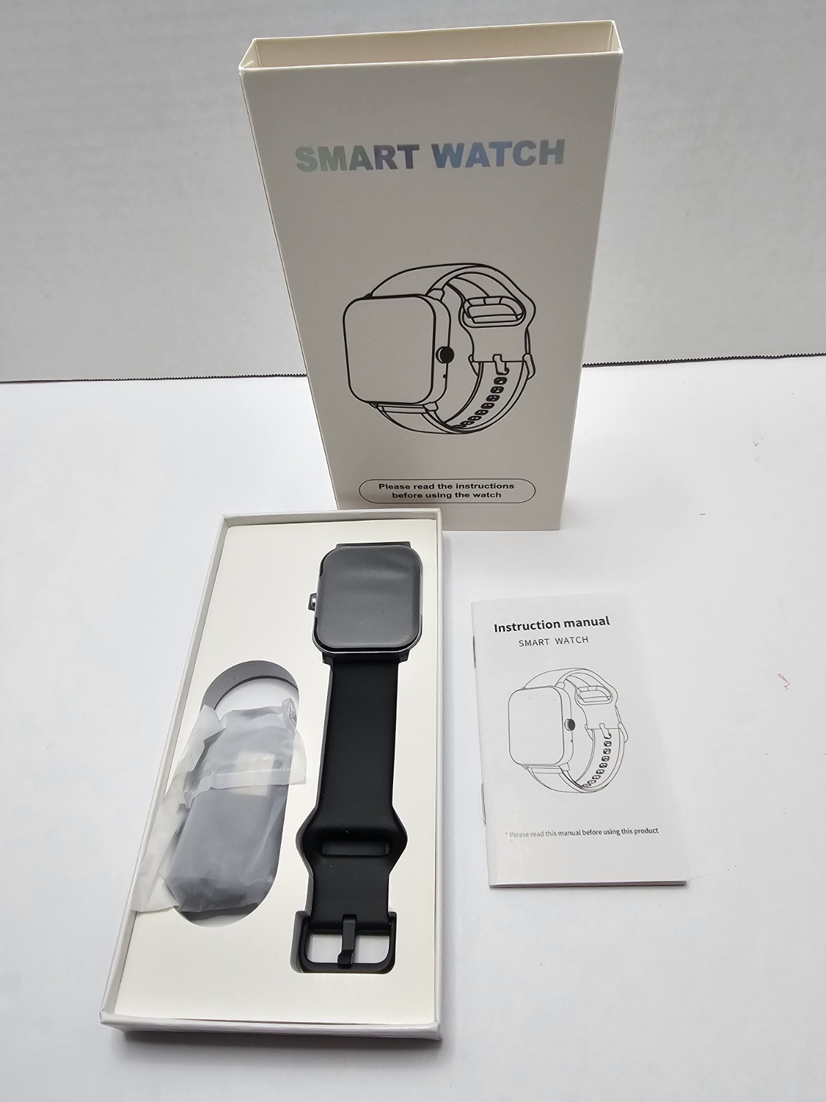 L70 Smart Watch Fitness Tracker Sleep & Step Counter Black Silicone