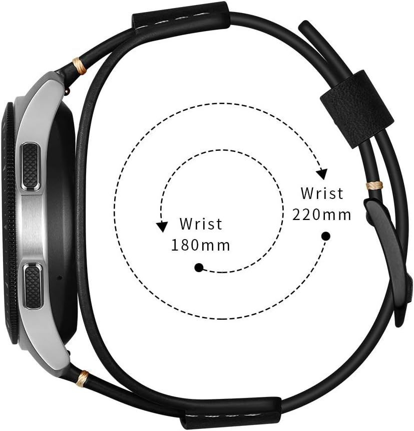 Only Strap For Samsung Galaxy Watch Ultra 22mm Leather, Fossil Q, Garmin 255
