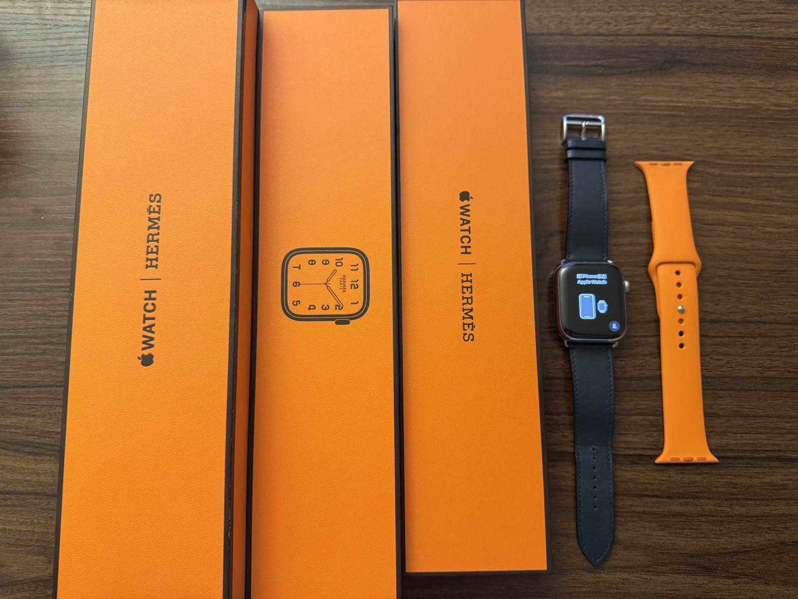 Apple Watch Hermes Series 8 GPS + Cellular, 45mm Silver Stainless Steel Case