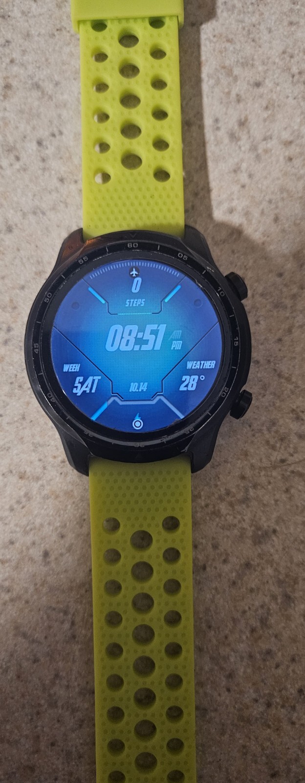 Mobvoi TicWatch Pro 3 GPS 47mm Stainless Steel Case with Silicone Strap Smart…