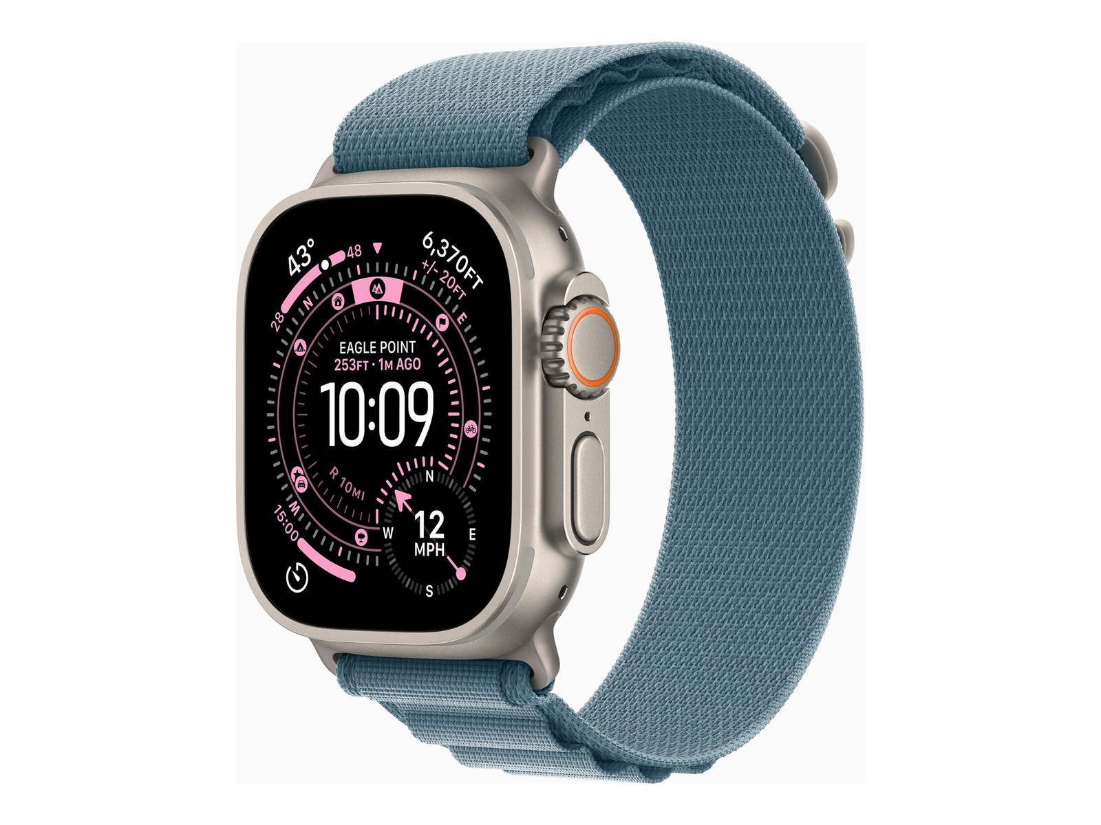 Apple Watch Ultra 3 49mm GPS+5G Alpine Loop S Natural/Blue Smartwatch MEWK4QF/A