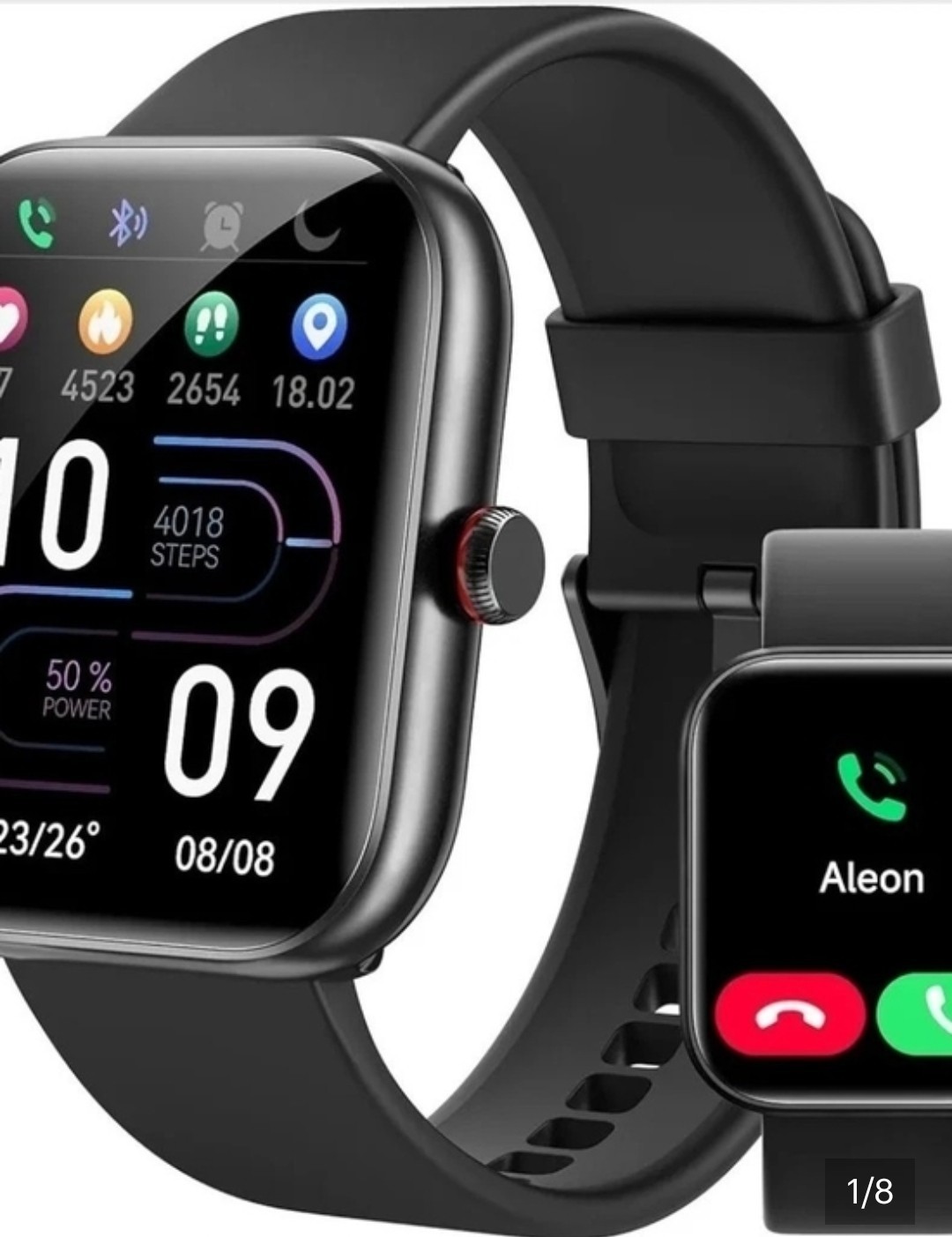 Yoever Smart Watch Women Men Smartwatch iPhone & Android Bluetooth Answer Call