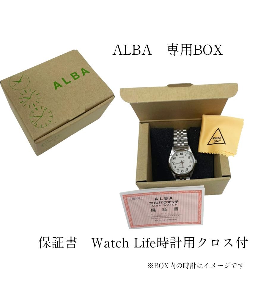 Seiko Alba Men’s Quartz Watch Titanium Water Resistant to 10 ATM Analog AEFJ412