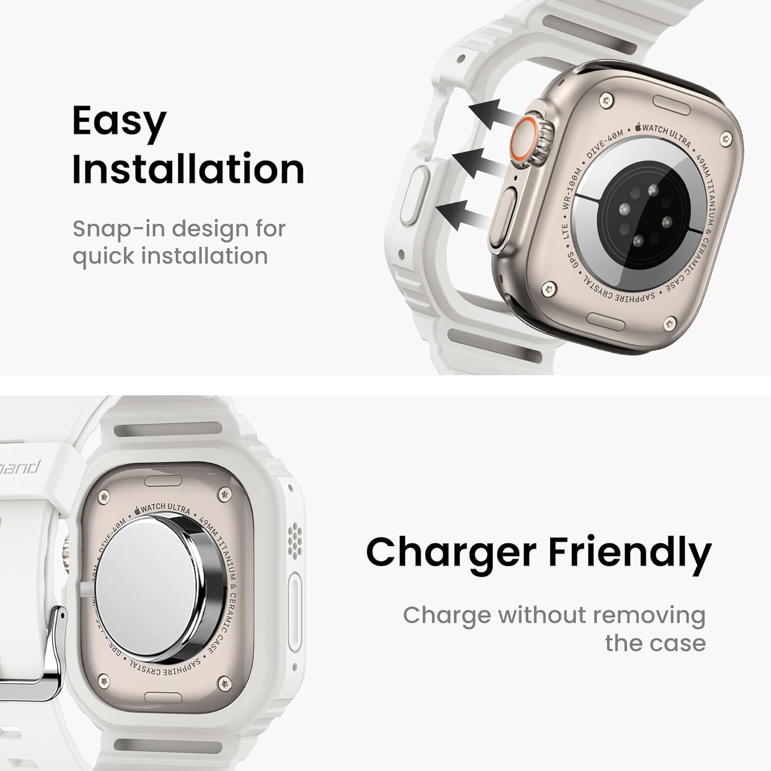 Shockproof Strap Compatible with Apple Watch Ultra 49mm & Series 8 44mm