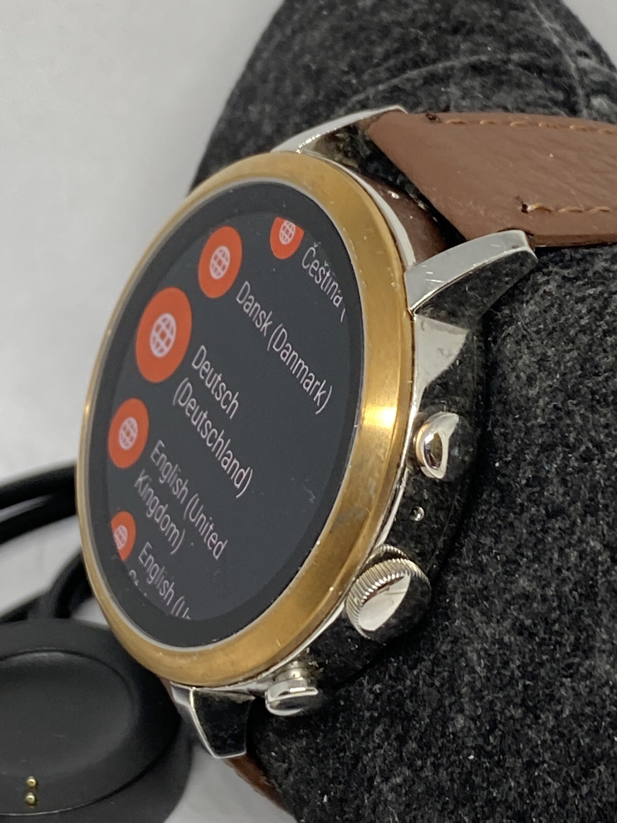 Fossil Gen 4 Authentic Digital Dial Smart Watch Custom Band FTW6016 LT336