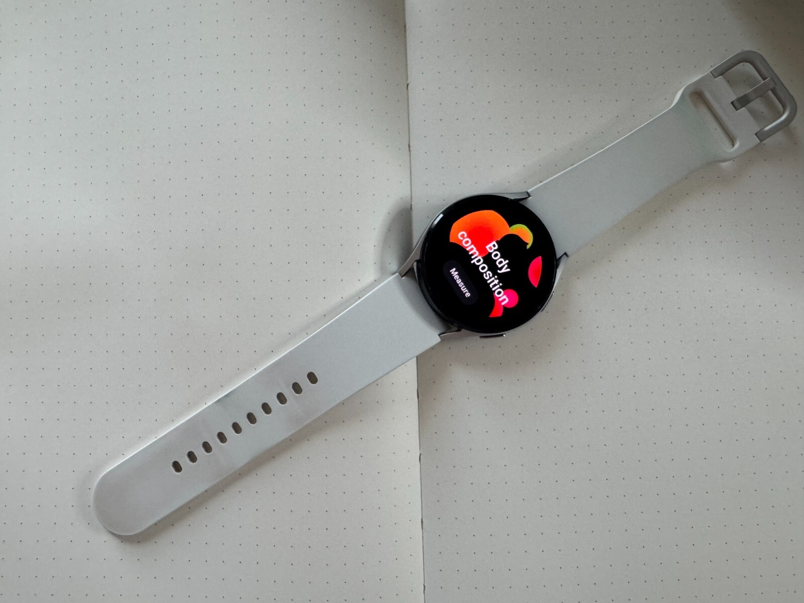 Samsung Galaxy Watch6 SM-R940 44mm Aluminum Case with Sport Band – Silver…