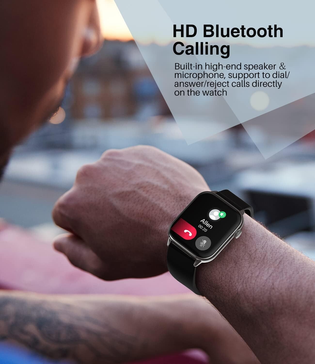 🔥🔥EGQINR Smart Watch (Answer/Make Call), 1.68″ Fitness Tracker Smartwatch🔥🔥