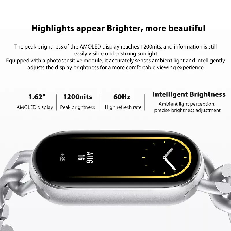 Xiaomi Mi Band 9 AMOLED Smart Bracelet Wristband 21 Days Battery Life
