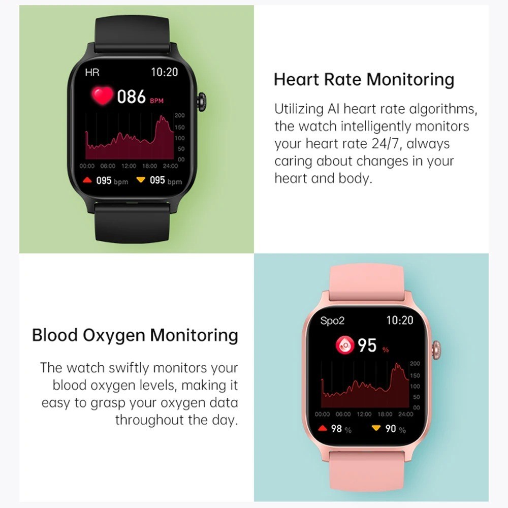Smart Watch 2025 Bluetooth Call Health Diving Smartwatch Men Women