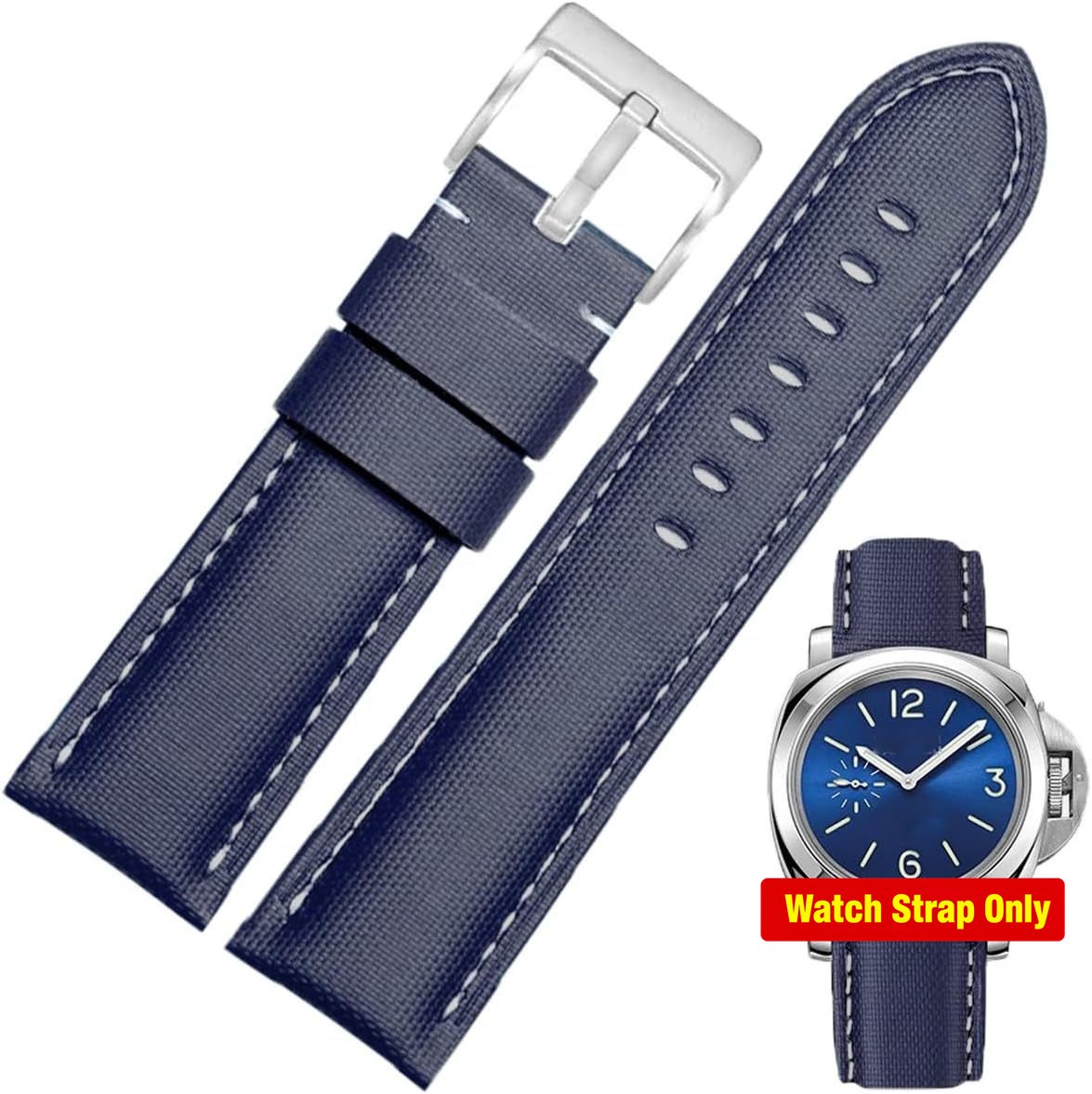 Strap Only For Universal Replacement 18mm 19mm 20mm 21mm 22mm Nylon Leather Wate