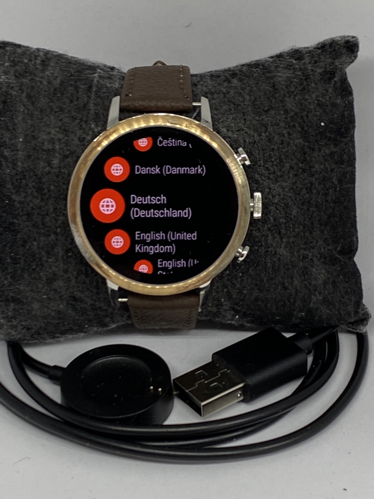 Fossil Gen 4 Authentic Digital Dial Smart Watch Custom Band FTW6016 BA315