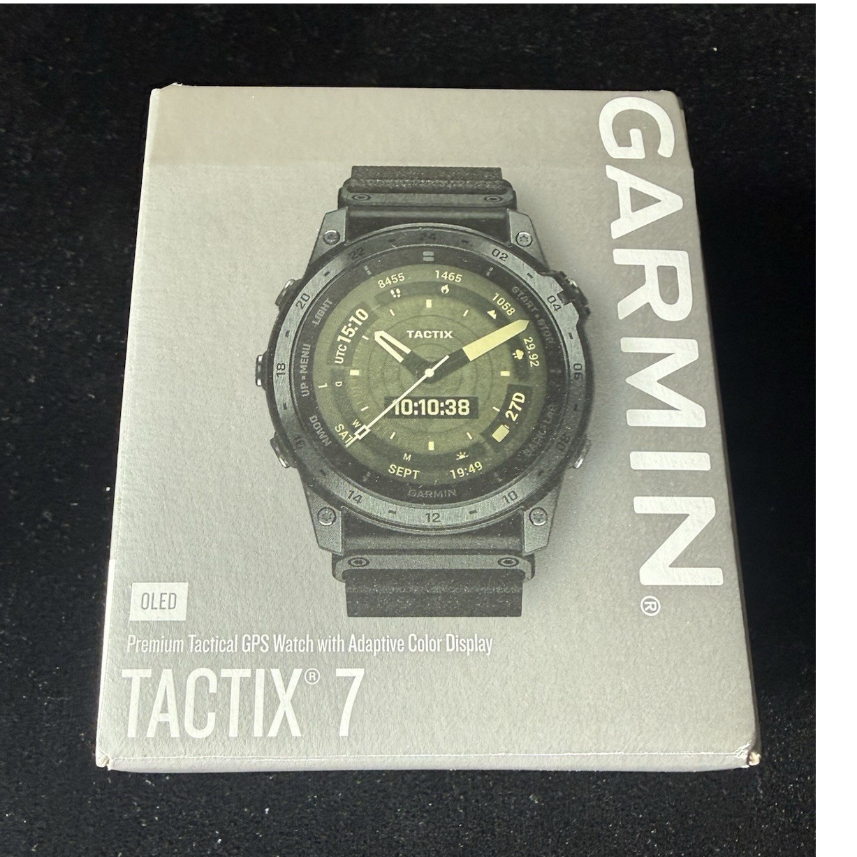 Garmin Tactix 7 AMOLED Titanium Sapphire GPS Smart Watch Silicone Band 51mm