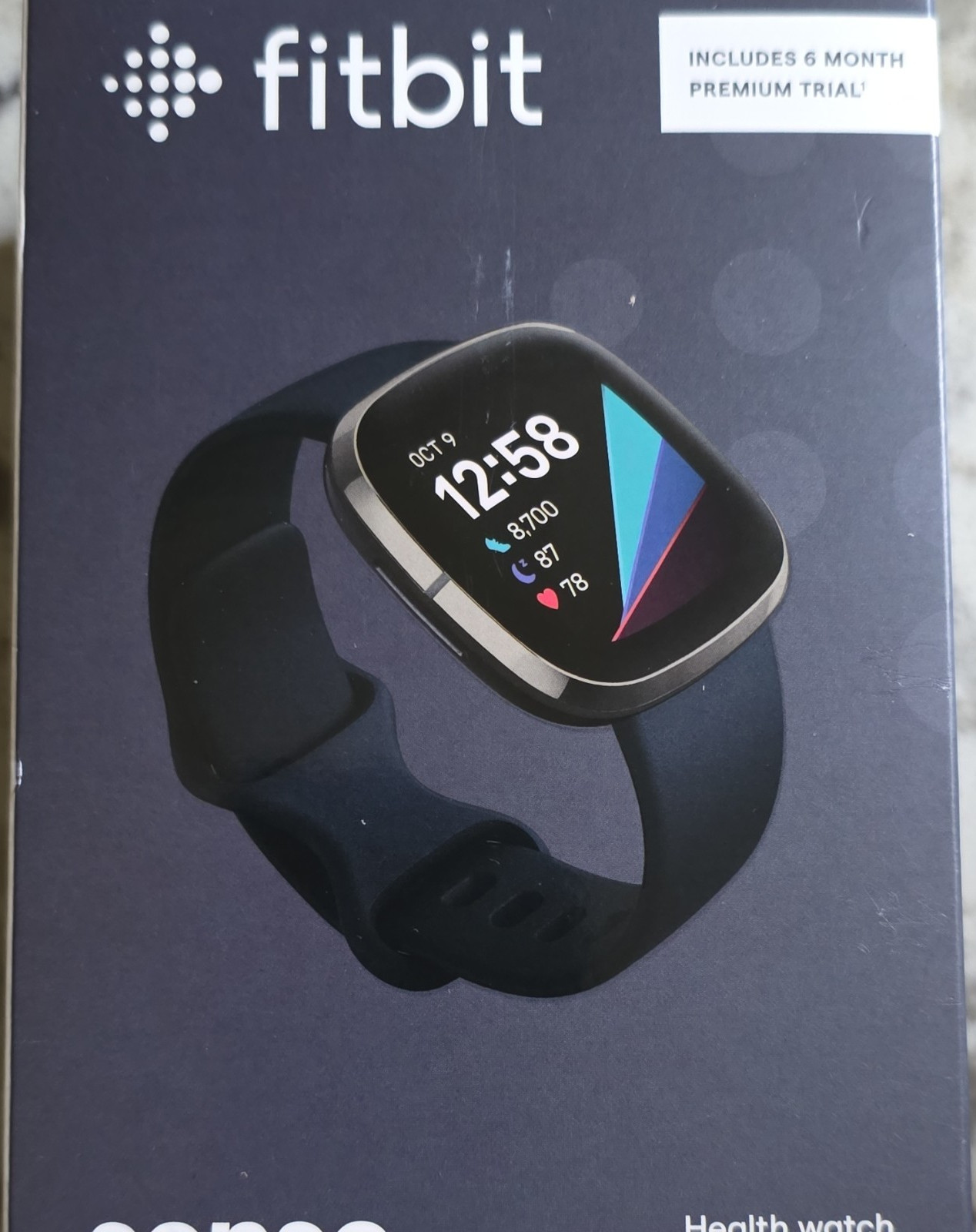 Fitbit Sense Smart Watch Heart Rate Monitor Touch Screen