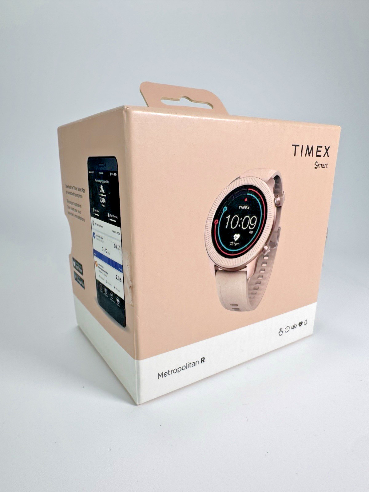 TIMEX Metropolitan R 42mm Smartwatch Pink Silicone Strap Women’s