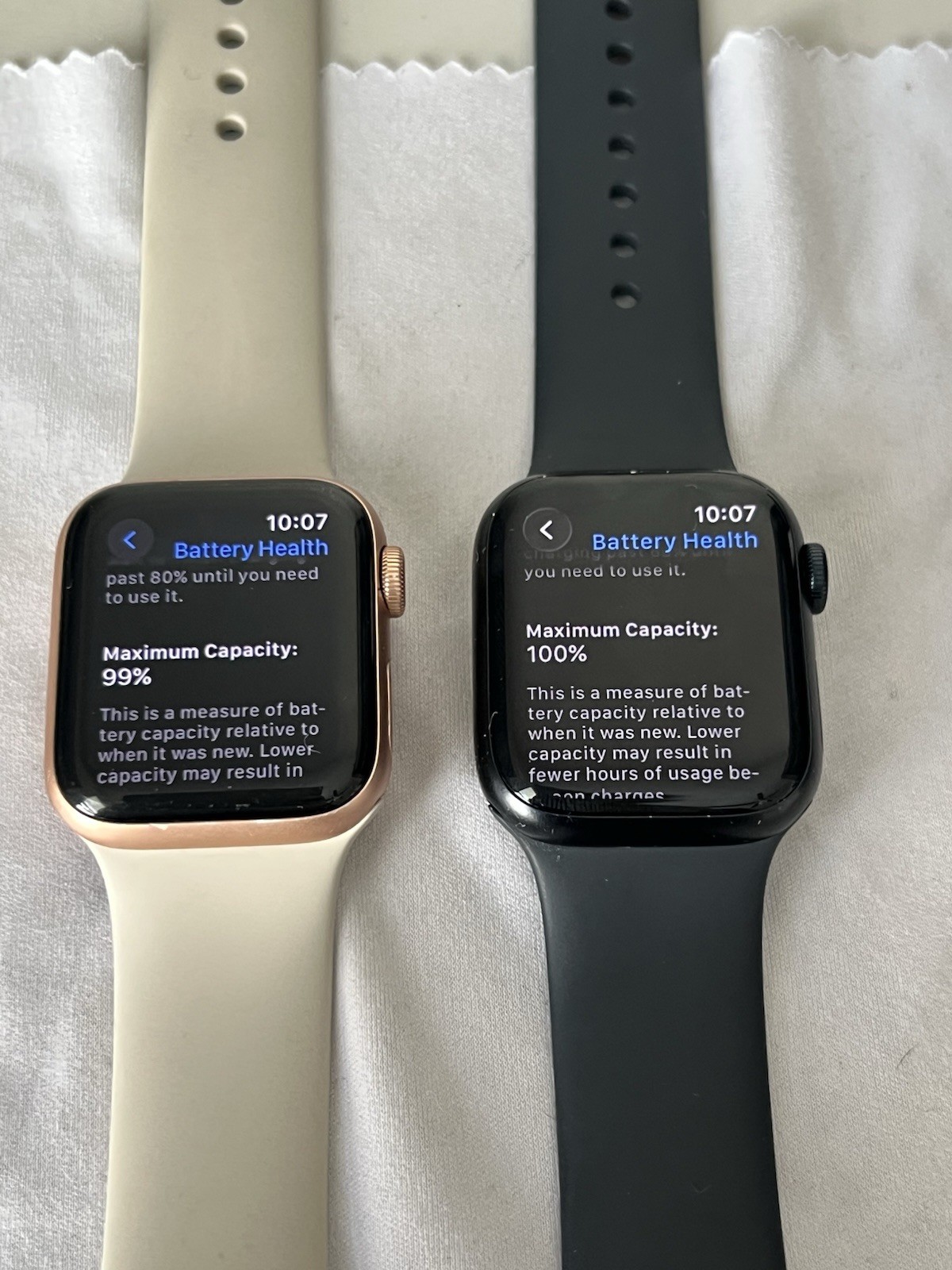 Apple Watch Series 7 41mm Black — GPS + Cellular — 100% Battery — $120 OBO