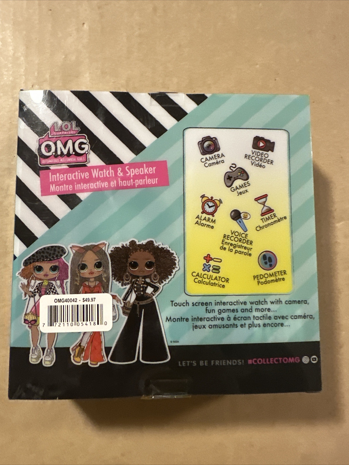 LOL Surprise O.M.G Interactive Kid’s Watch And Speaker Brand New Factory Sealed