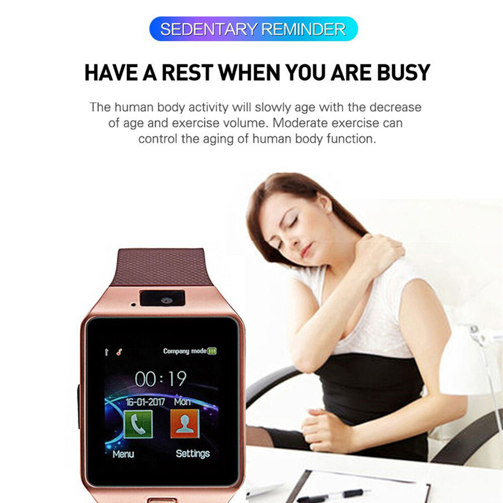 New Smart Watch Bluetooth Reminder SIM Unlocked Phone Camera For Android Models